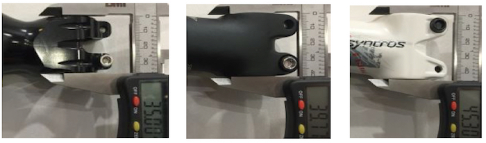 Замеряем высоту крепления выноса на шток