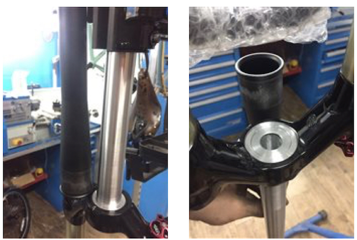 Вариант удлинения штока