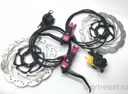 Дисковые тормоза: колодки зажимают не обод колеса велосипеда, а диск, который находится на оси