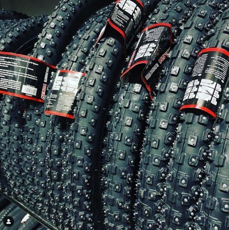 Зимние велопокрышки