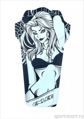 Крыло-щиток Elnee Girl черно-белый принт 15-211