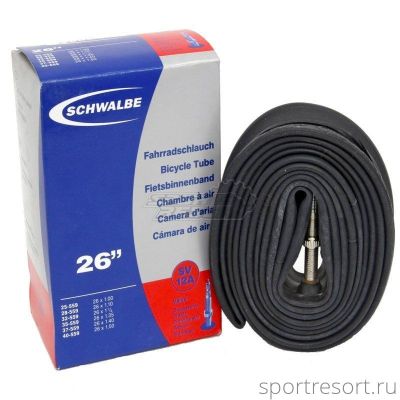Велокамера Schwalbe 26x1.0-1.5 (25/40-559) F/V-40mm SV12A