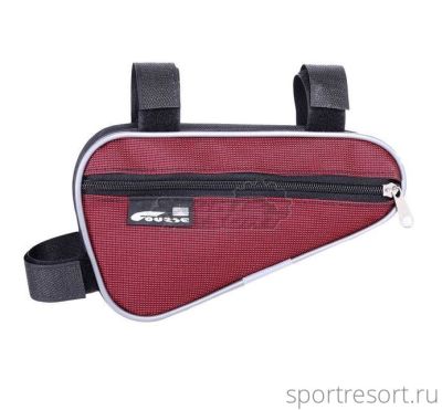 Велосумка под раму Course S (темно-красная) вс013.022.120