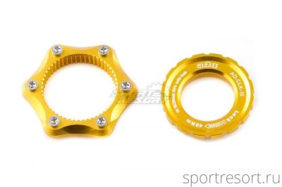 Адаптер a2z Center Lock - 6 Bolts for E-Thru 15/20mm Gold