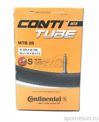 Велокамера Continental 26x1.75-2.5 F/V