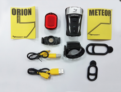 Комплект фонарей Moon Meteor/Orion (400lm/80lm) WP_Meteor300_Orion_SET