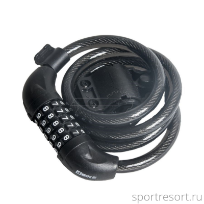 Велозамок 4Bike 12х1200 мм (кодовый) черный ARV-501-BLK-1200