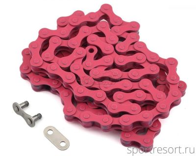 Цепь KMC S-1 (1ск,112зв) Pink