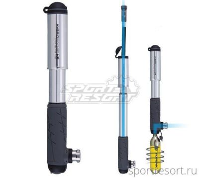 Насос TOPEAK HYBRID ROCKET HP 2 in 1 Silver THR-HP1S
