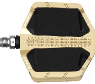Педали Shimano PD-EF205 Urban Flat Pedals Gold