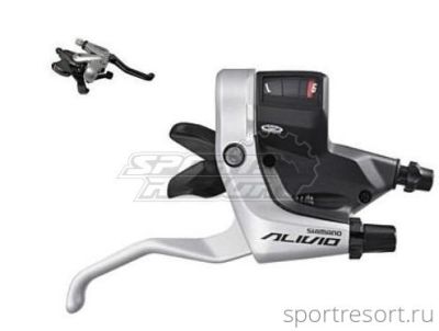 Ручки Dual Control Shimano Alivio ST-M430 (3х9ск, серебро)