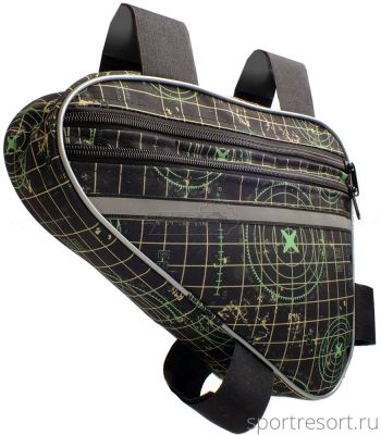 Велосумка под раму Veloangar M (4л) Цветной неон R4