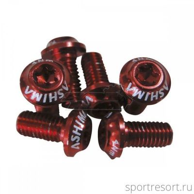 Болты для ротора Ashima (алюминий,красн)