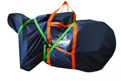 Чехол для велосипеда Veloangar №3 Черный с красными элементами V3-black-red