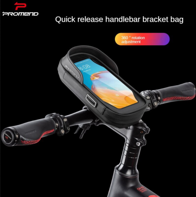 Велосумка на руль для телефона Promend ZBB-14E96 Black ZBB-14E96