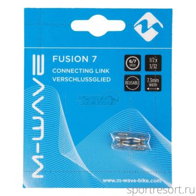 Замок цепи M-Wave Fusion 7 1/2"х3/32" (6/7ск)