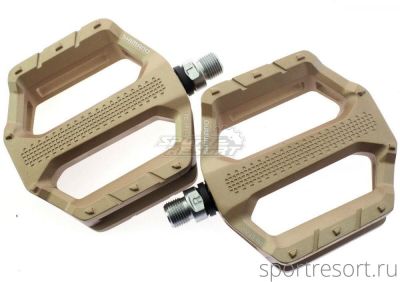 Педали Shimano PD-EF202 Flat Pedals Gold