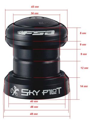 Рулевая колонка FSA Sky Pilot (1-1/8")