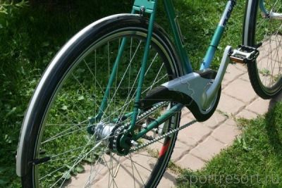 Крылья SunnyWhell EX-CP 46 700Cx46мм черно-серебристые EX-CP 46-4B1ST 700C