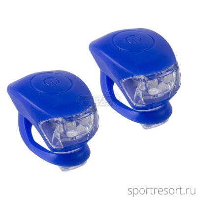 Комплект фонарей M-Wave Cobra IV Battery Flashing Light Set синие 5-220634