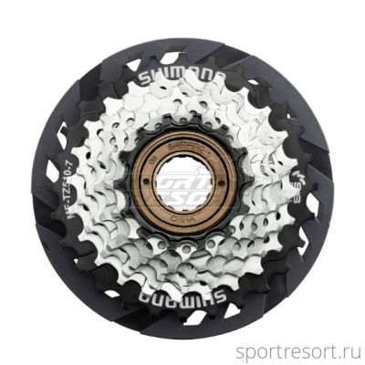 Трещотка Shimano MF-TZ510-7 (7ск, 14-28T, защита) б/уп.