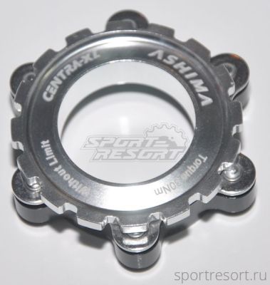 Адаптер Center Lock на 6 болтов Ashima AC03-2 Silver