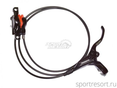 Тормоз дисковый Shimano M425/M395 задний (1700мм, черный)