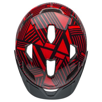 Велошлем Bell SIDETRACK CHILD Gloss Red/Black Seeker (47-54 см) BE7089017