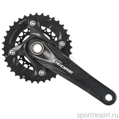 Система Shimano Deore FC-M617 10ск (36/22T, 170 mm, черная)
