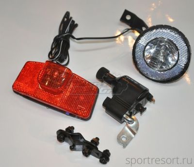 Комплект фонарей + динамо генератор BASTA WHDH806 ONWARD