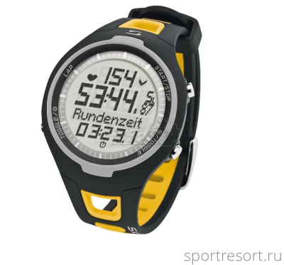 Пульсометр Sigma Sport PC 15.11 черный/желтый 21511