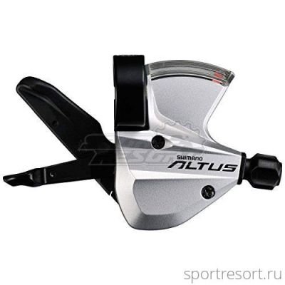 Манетка Shimano Altus SL-M370 (9ск, серебро)
