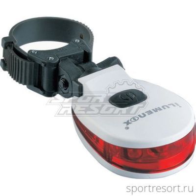 Велофонарь задний iLumenox SS-L322R (бел) SS-L322R CROCOLITE WHT