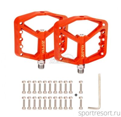 Педали ZTTO Ultra Flat Platform Red