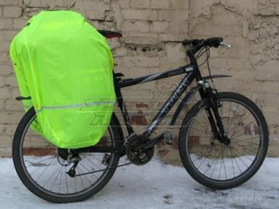 Чехол дождевик на велоштаны 30-60л Зеленый DR10-green