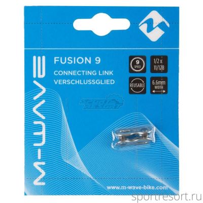 Замок цепи M-Wave Fusion 9 1/2"х11/128" (9ск)