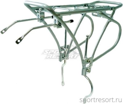 Велобагажник TRANZ-X CD-47 (под диск) Silver CD-47 SLV