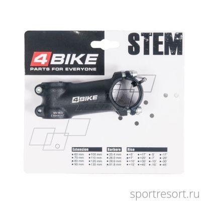 Вынос 4Bike TDS-D507A (1-1/8", 31.8, 90mm, 7°)