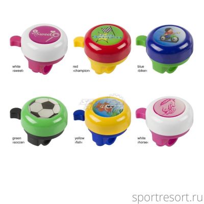 Звонок M-Wave  Kids Bicycle Bella 3D 55 mm (различные цвета) 5-420119