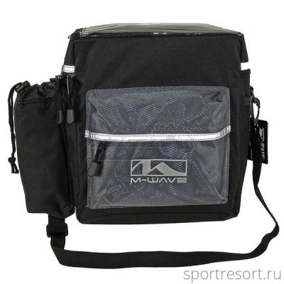 Велосумка на руль M-Wave UTRECHT TRAVEL BAG Black/Silver 122385