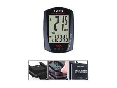 Велокомпьютер CatEye CC-RD300W Strada Black CC-RD300W black