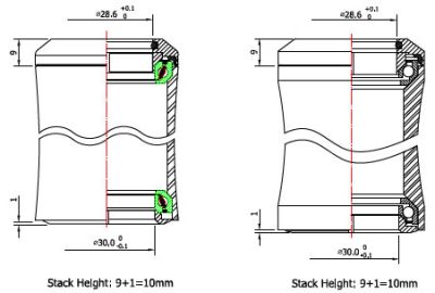 Рулевая колонка Token OMEGA A3 (1-1/8", Campagnolo) Black