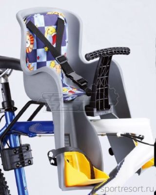 Детское велокресло GH-908E (серое) 6-908