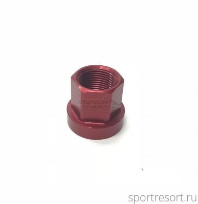 Гайка на ось M14 Alu Red