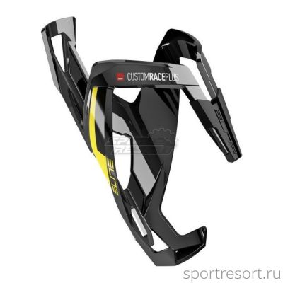 Флягодержатель Elite Custom Race Plus (черный, желтый рисунок) EL0140646