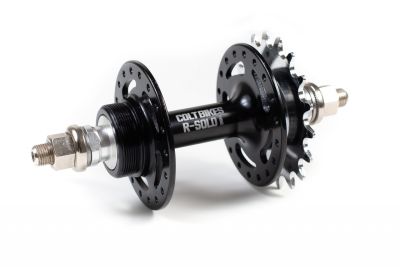 Втулка задняя Colt Bikes SOLO (36H, гайки, 120mm, 18T) черная
