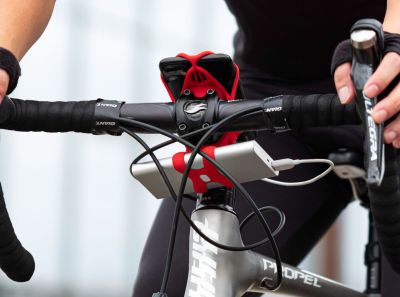 Крепеж для смартфона на вынос BONE BIKE TIE PRO 4 + POWER STRAP Black 07-200620