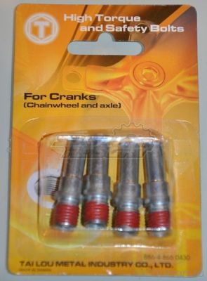 Болт-пост под V-брейки M10x1.25mm (4шт)