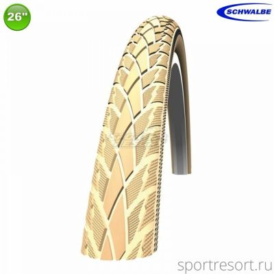 Покрышка Schwalbe ROAD CRUISER 26x1.75 Creme Reflex HS484