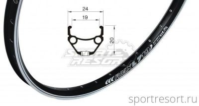 Обод Remerx Dragon Line 28/29" (622x19mm) 32H